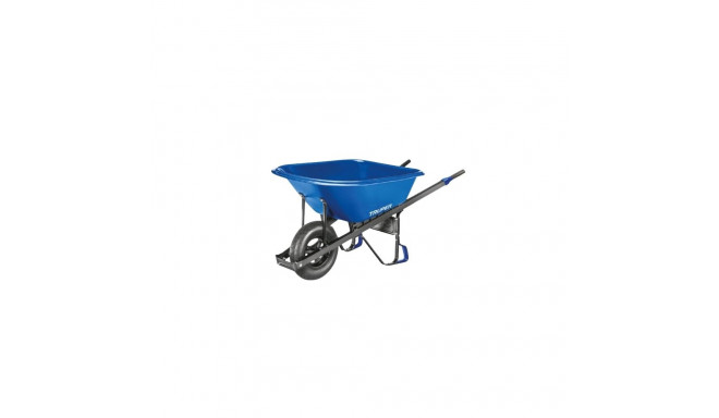 Professional wheelbarrow with heavy gauge HDPE plastic tray 100L Truper® (3pcs)