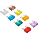 MINI Car Fuses, set of 10 pcs. (5A,7,5A,10A,15A,20A,25A,30A)
