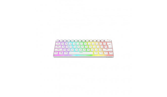 Juhtmega mehaaniline klaviatuur - Rampage RADIANT K11 Valge RGB