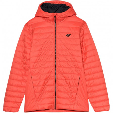 4F meeste tepitud jope 4FSS23TDJAM085 70S M, oranž