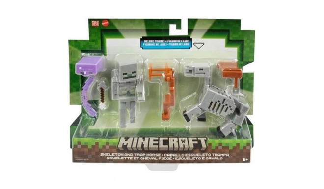 Figures Minecraft Ravager and Raid