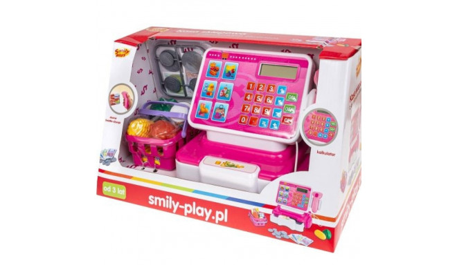 Store checkout with screen