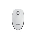Logitech M100 Corded mouse White 5704174990390