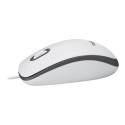 Logitech M100 Corded mouse White 5704174990390