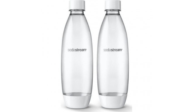 Bottles SodaStream Fuse White (suited for SodaStream sparkling water makers), 2 x 1 l