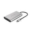 HyperDrive USB-C Station/Replicator - HDMI x2 Gray (HDM1-GL)