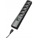 Ever Variant surge protection power strip, 5 sockets, 2 m, black (T/LZ09-VAR020/0410)