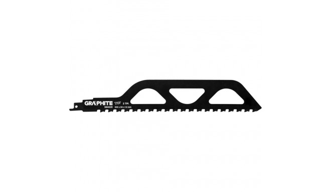Graphite Saber saw blade, HM, 305 x 50 x 1.5 mm, 2TPI (56H031)
