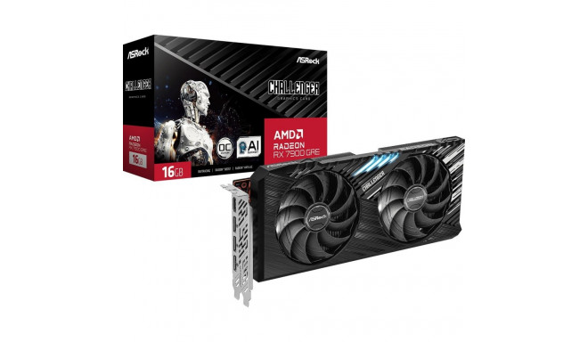 ASRock Radeon RX 7900 GRE Challenger OC 16GB GDDR6 graafikakaart (RX7900GRE CL 16GO)