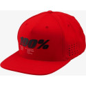 100% 100% DRIVE Snapback hat red (NEW)