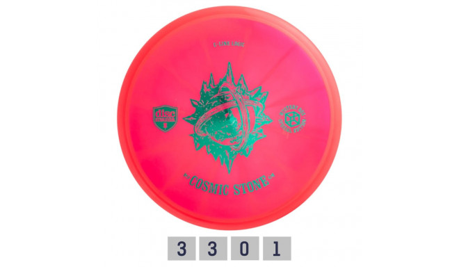 Discgolf DISCMANIA Putter C-LINE COSMIC STONE red 3/3/0/1