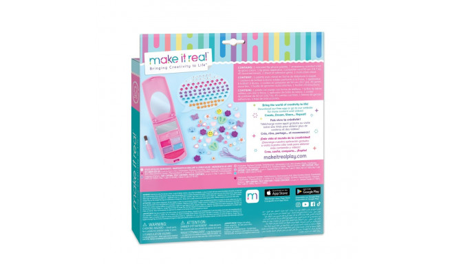 MAKE IT REAL Flip Phone Lip Gloss Set and DIY Lanyard