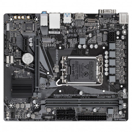 Gigabyte | H610M H V3 DDR4 | Processor family Intel | Processor socket LGA1700 | DDR4 DIMM | Support
