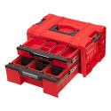 QBRICK PRO tool box with 2 drawers 2.0 EXPERT RED