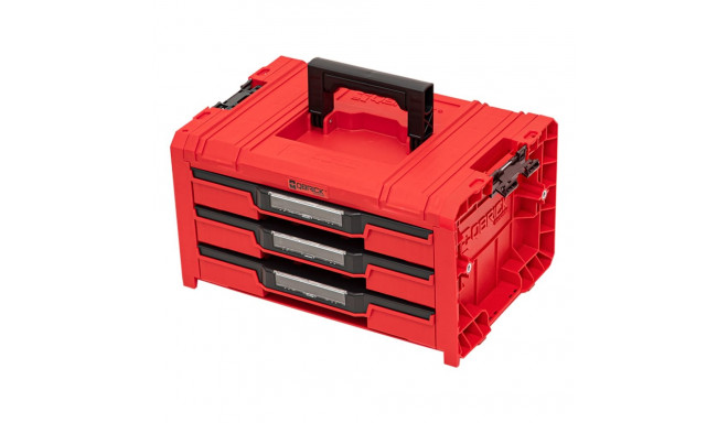 QBRICK PRO tool box with 3 drawers 2.0 EXPERT RED