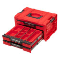QBRICK PRO tool box with 3 drawers 2.0 EXPERT RED