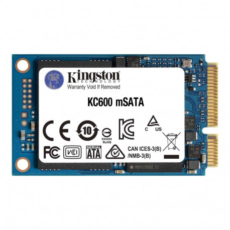 Kingston | KC600 | 1000 GB | Solid-state drive interface mSATA | Read speed 550 MB/s | Write speed 5