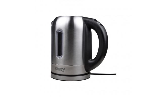 Camry | Kettle | CR 1253 | With electronic control | 2200 W | 1.7 L | Stainless steel | 360° rotatio