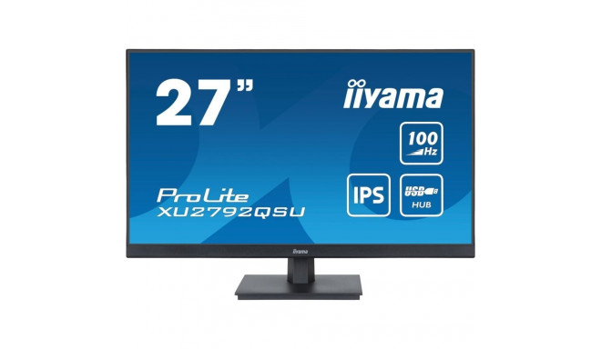 iiyama ProLite XU2792QSU-B6 - 100Hz | QHD | 27'' | IPS | 0,4 ms monitor