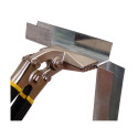 Manual sheet metal bending pliers 80 mm, curved.