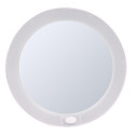 MAKE-UP MIRROR MULAN S WHT W/SUCTION LED