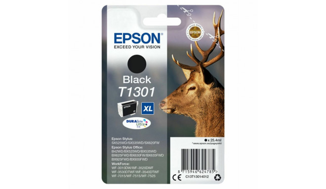 Originaalne Tindikassett Epson T1301 25,4 ml Must