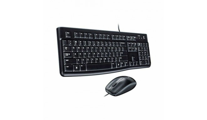 Klaviatuur ja Optiline Hiir Logitech 920-002562 Must Inglise QWERTY