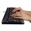 Klaviatuur ja Optiline Hiir Logitech 920-002562 Must Inglise QWERTY