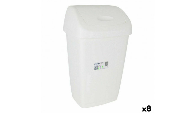 Waste bin Tontarelli Aurora White (8 Units)