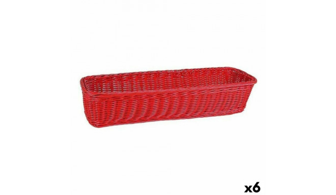 Tray Viejo Valle polypropylene Red 53 x 16,2 x 10 cm (6 Units)