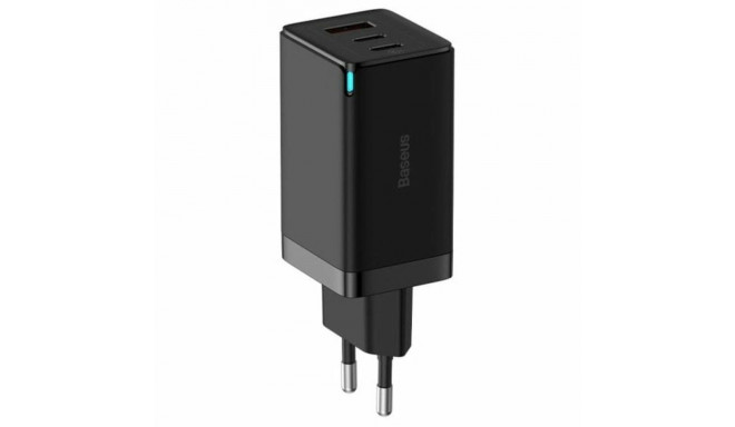 Wall Charger Baseus GaN5 Pro 3 65 W Black (1 Unit)