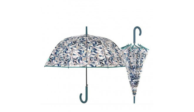 Automātisks lietussargs Perletti Caurspīdīgs Mikrošķiedra Ø 89 cm Augu lapa