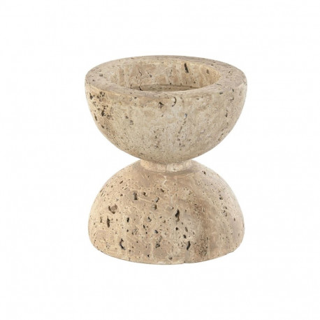 Svijećnjak Home ESPRIT Beež Magneesium 12 x 12 x 12,7 cm