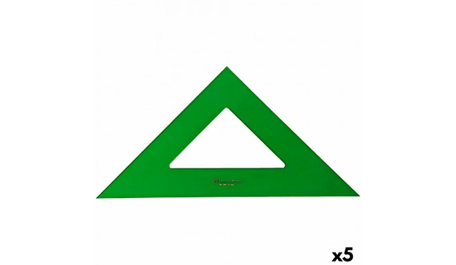 Set square Faber-Castell Green 16 cm (5 Units)