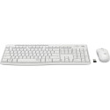 Klaviatuur ja Hiir Logitech MK295 Valge Qwerty Itaalia keel