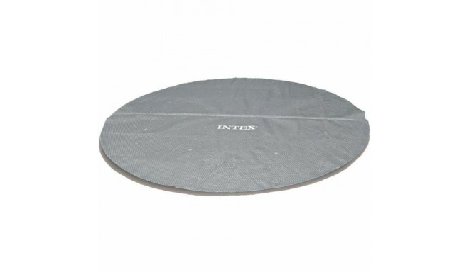 Swimming Pool Cover Intex Bubble TIME UTF00142 Grey Circular