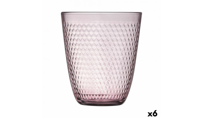 Glass Luminarc Pampille Rosa Glass 310 ml (6 Units)