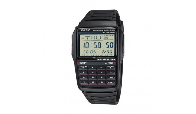 Men's Watch Casio DATABANK CALCULATOR Black Grey