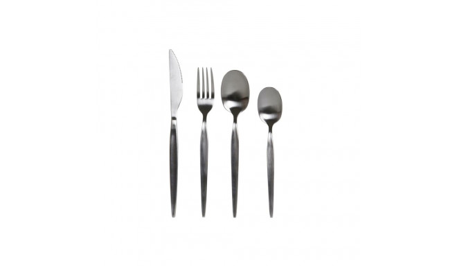 Столовые приборы DKD Home Decor Серебристый Нержавеющая сталь 2 x 0,5 x 22 cm 24 Предметы