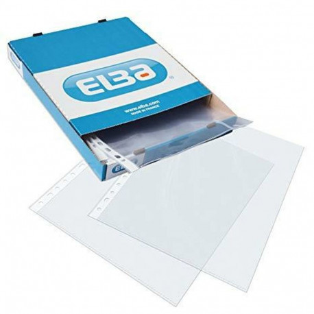 Covers Elba Transparent Sheet 100 Pieces (10 Units)