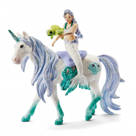 Figure Schleich 42509 Mermaid on sea unicorn Unicorn 4 Pieces