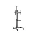 GEMBIRD Aluminum TV floor stand with caster wheels 37-70inch black