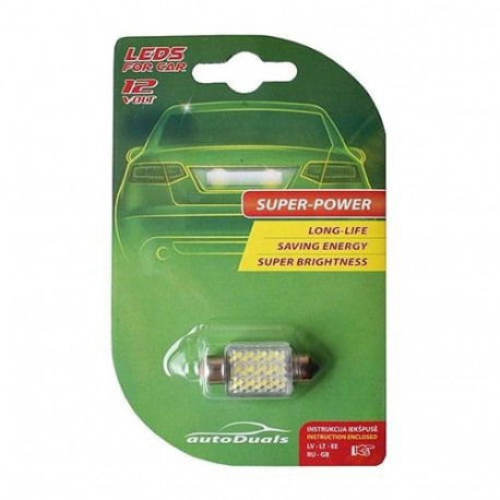 LED pirn SV8.5 36MM 27SMD 1tk