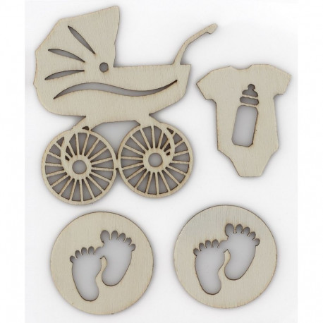Puidust ornamendid BABY beez