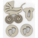 Puidust ornamendid BABY beez