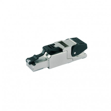 Modularpistik RJ45 Cat6a ühekiulisele/mitmekiulisele MFP8 T568B 24-22 AWG 27-22 AWG tööriistavaba