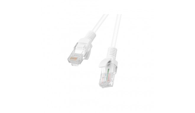 PATCHCORD CAT.6 UTP 15M WHITE FLUKE PASSED LANBERG