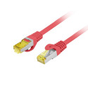 PATCHCORD CAT.6A S/FTP LSZH CU 2M RED FLUKE PASSED LANBERG