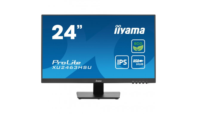 iiyama ProLite XU2463HSU-B1 arvutimonitor 60,5 cm (23,8") 1920 x 1080 pikslit Full HD LED must