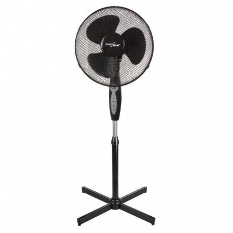 GreenBlue floor fan, 40W, 3 levels of airflow, 1.25m high 1.5m cable, with remote control and timer 